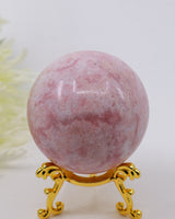 Pink Opal Sphere 313g | Genuine Crystal of Emotional Healing & Inner Peace