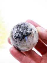 Rainbow Moonstone Sphere – Moonlight of Intuition & Divine New Beginnings | 205g