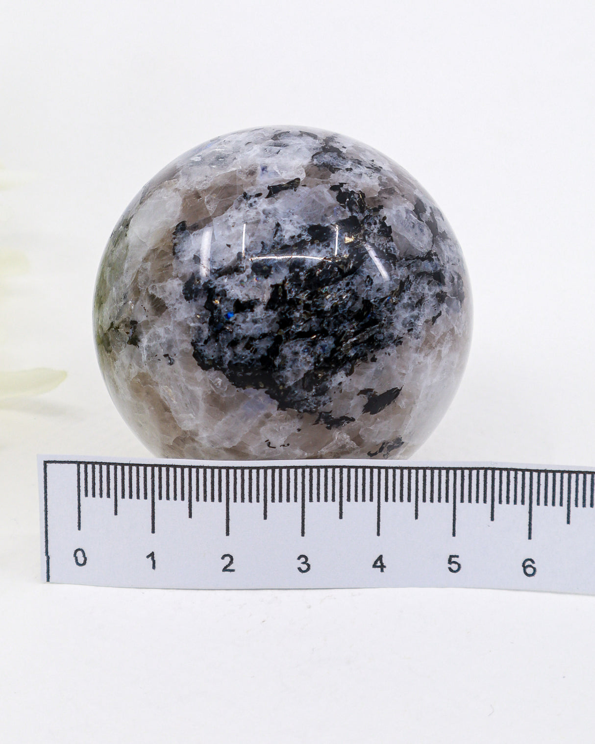 Rainbow Moonstone Sphere – Moonlight of Intuition & Divine New Beginnings | 205g