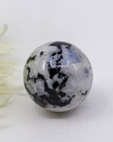Rainbow Moonstone Sphere 140g - Lunar Veil