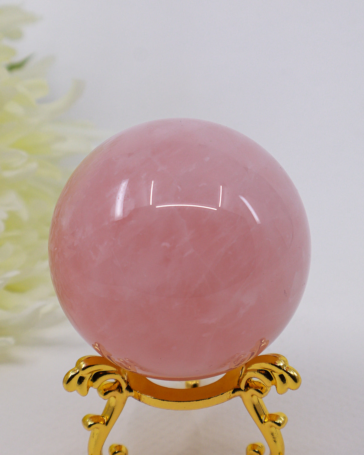 Rose Quartz Sphere 257g – Crystal of Unconditional Love & Emotional Healing