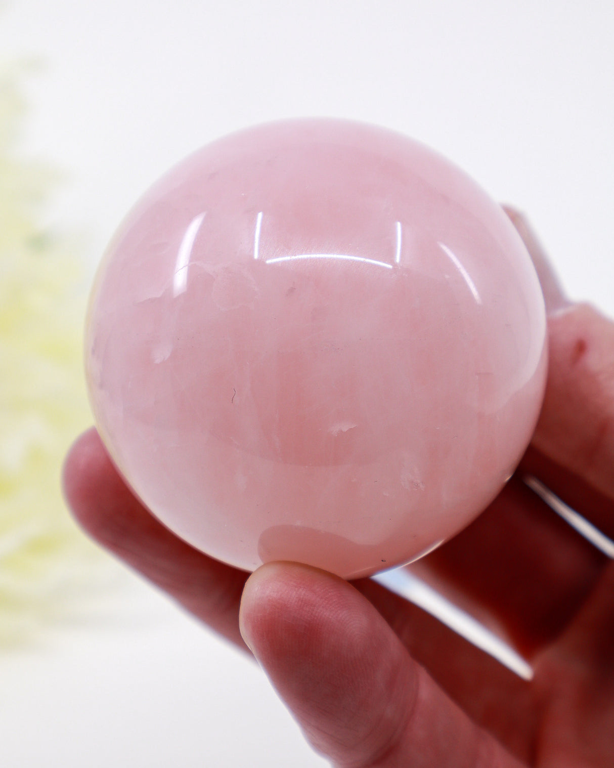 Rose Quartz Sphere 257g – Crystal of Unconditional Love & Emotional Healing
