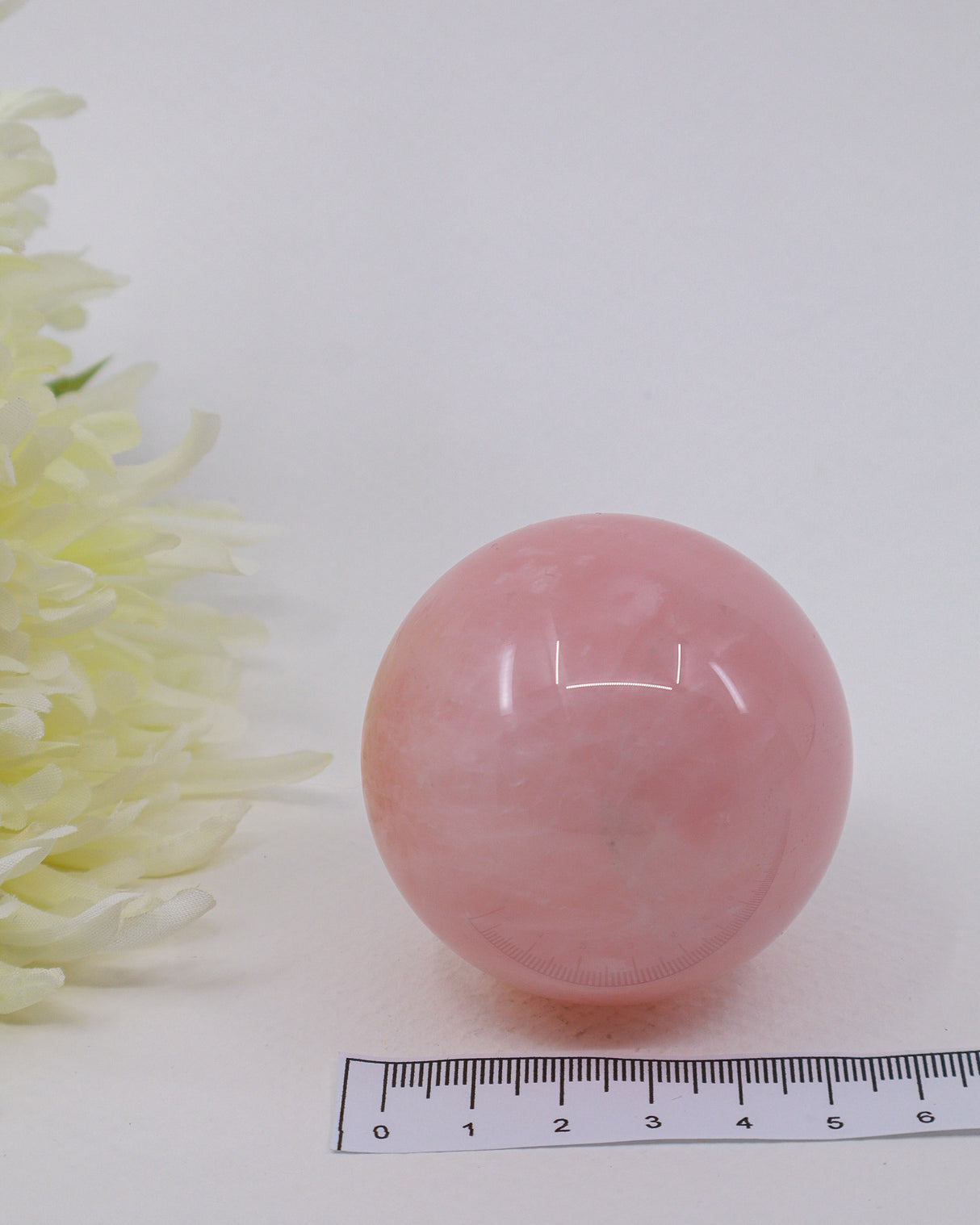 Rose Quartz Sphere 257g – Crystal of Unconditional Love & Emotional Healing