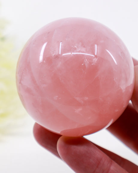 Rose Quartz Sphere | Crystal of Unconditional Love & Heart Healing | 292g