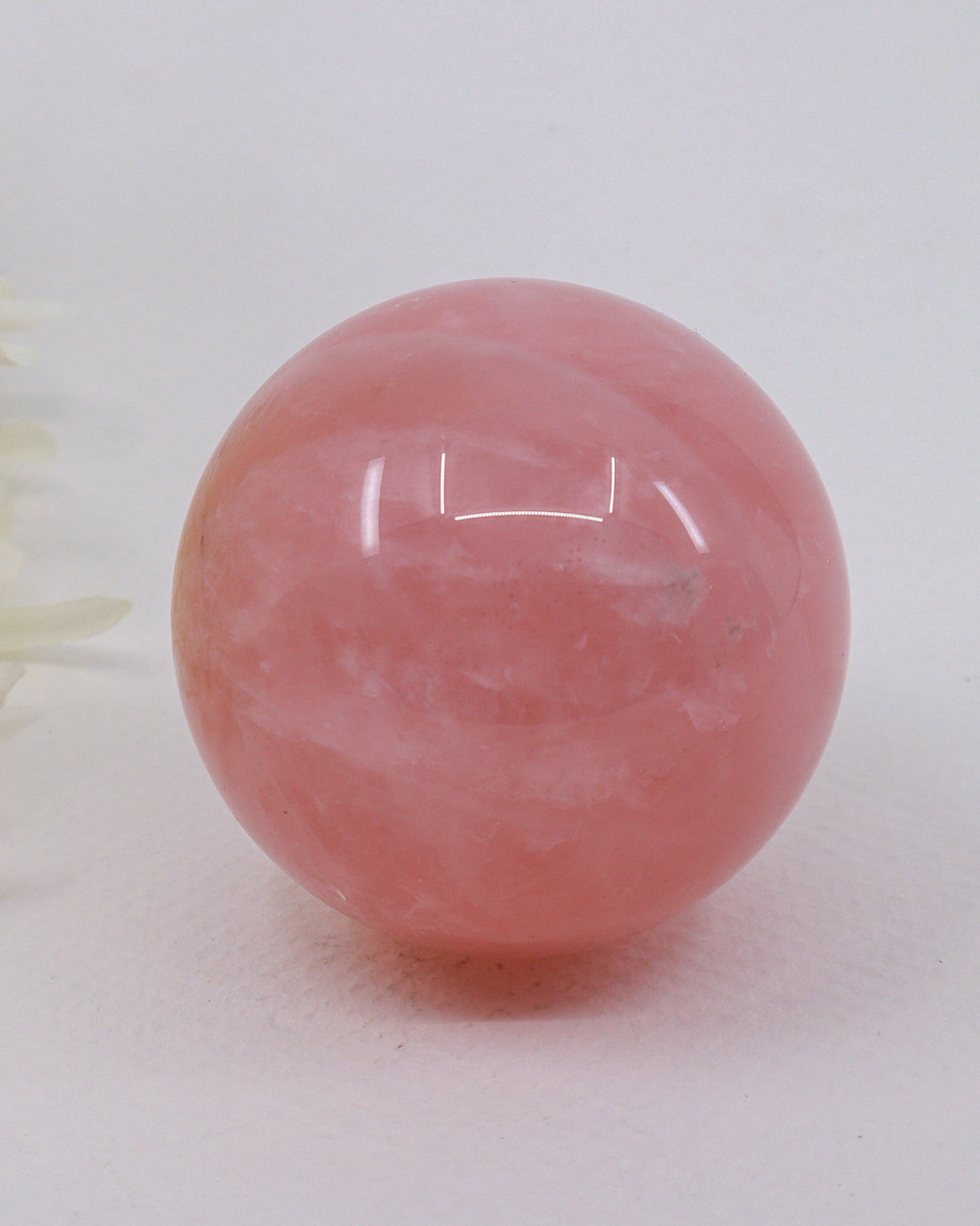 Rose Quartz Sphere | Crystal of Unconditional Love & Heart Healing | 292g