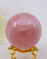 Rose Quartz Sphere 317g | Genuine Natural Rose Quartz Crystal Ball