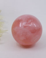 Rose Quartz Sphere 317g | Genuine Natural Rose Quartz Crystal Ball