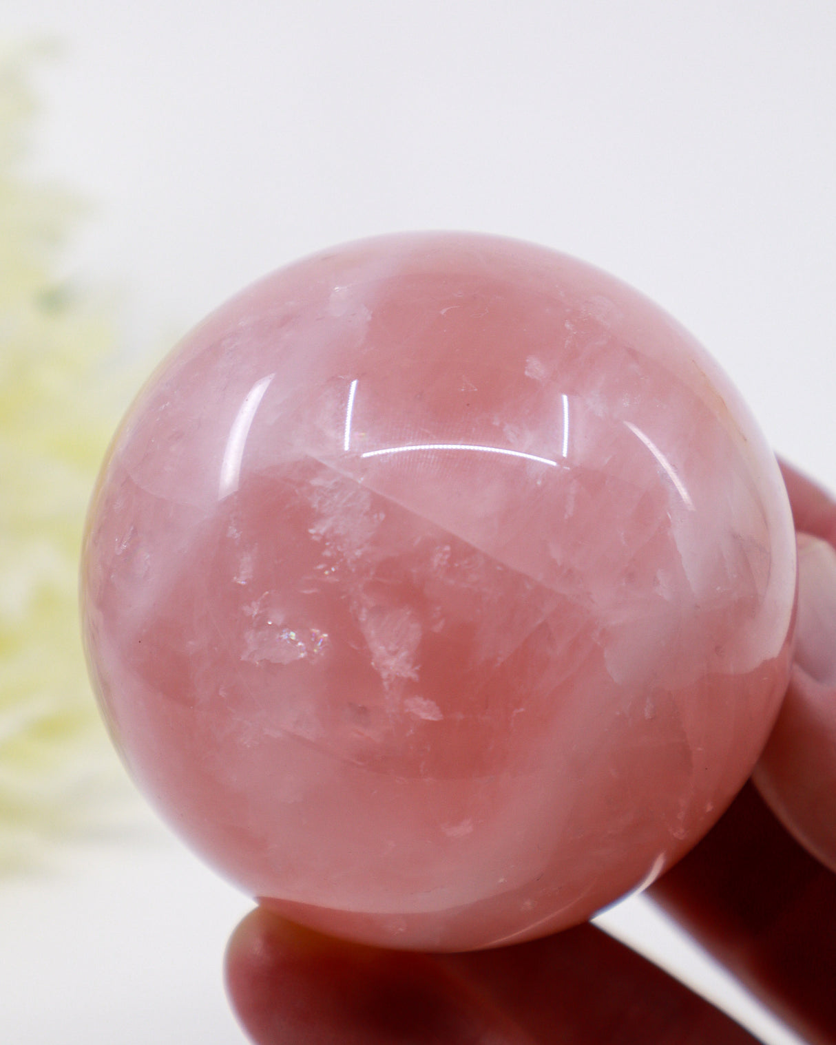 Rose Quartz Sphere 317g | Genuine Natural Rose Quartz Crystal Ball
