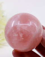 Rose Quartz Sphere 317g | Genuine Natural Rose Quartz Crystal Ball