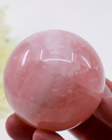 Rose Quartz Sphere 317g | Genuine Natural Rose Quartz Crystal Ball
