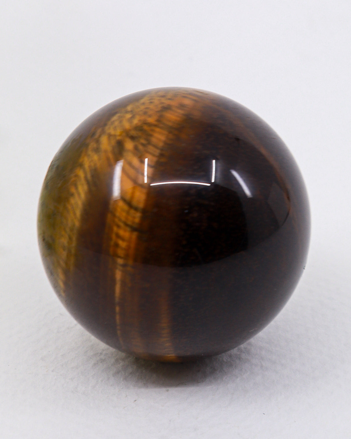 Tiger Eye Gold Sphere – Stone of Courage, Prosperity & Divine Protection | 195g