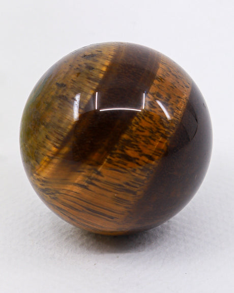 Tiger Eye Gold Sphere – Stone of Courage, Prosperity & Divine Protection | 195g
