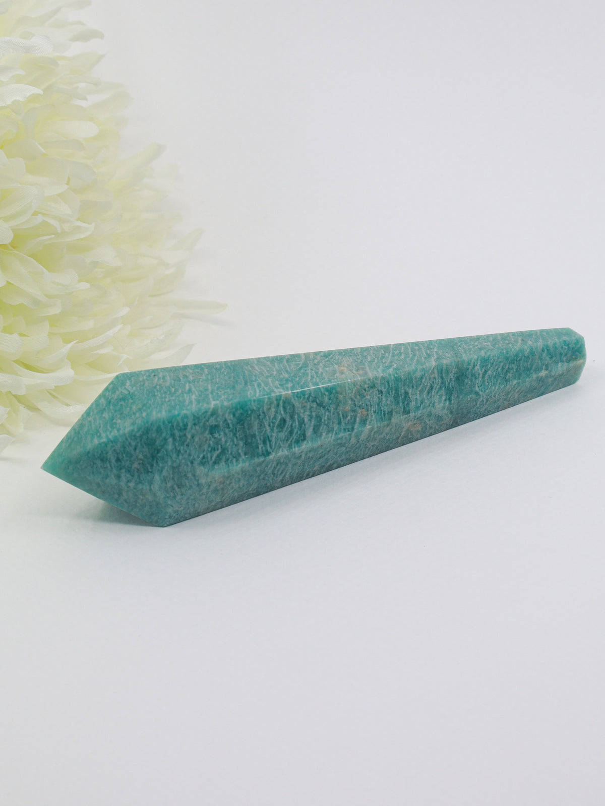 Amazonite Crystal Wand 180g – The Truth Keeper | Calm, Courage & Communication