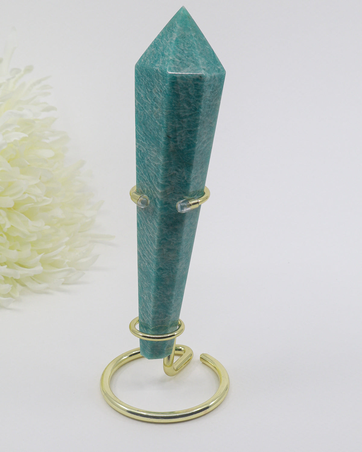 Amazonite Crystal Wand 180g – The Truth Keeper | Calm, Courage & Communication