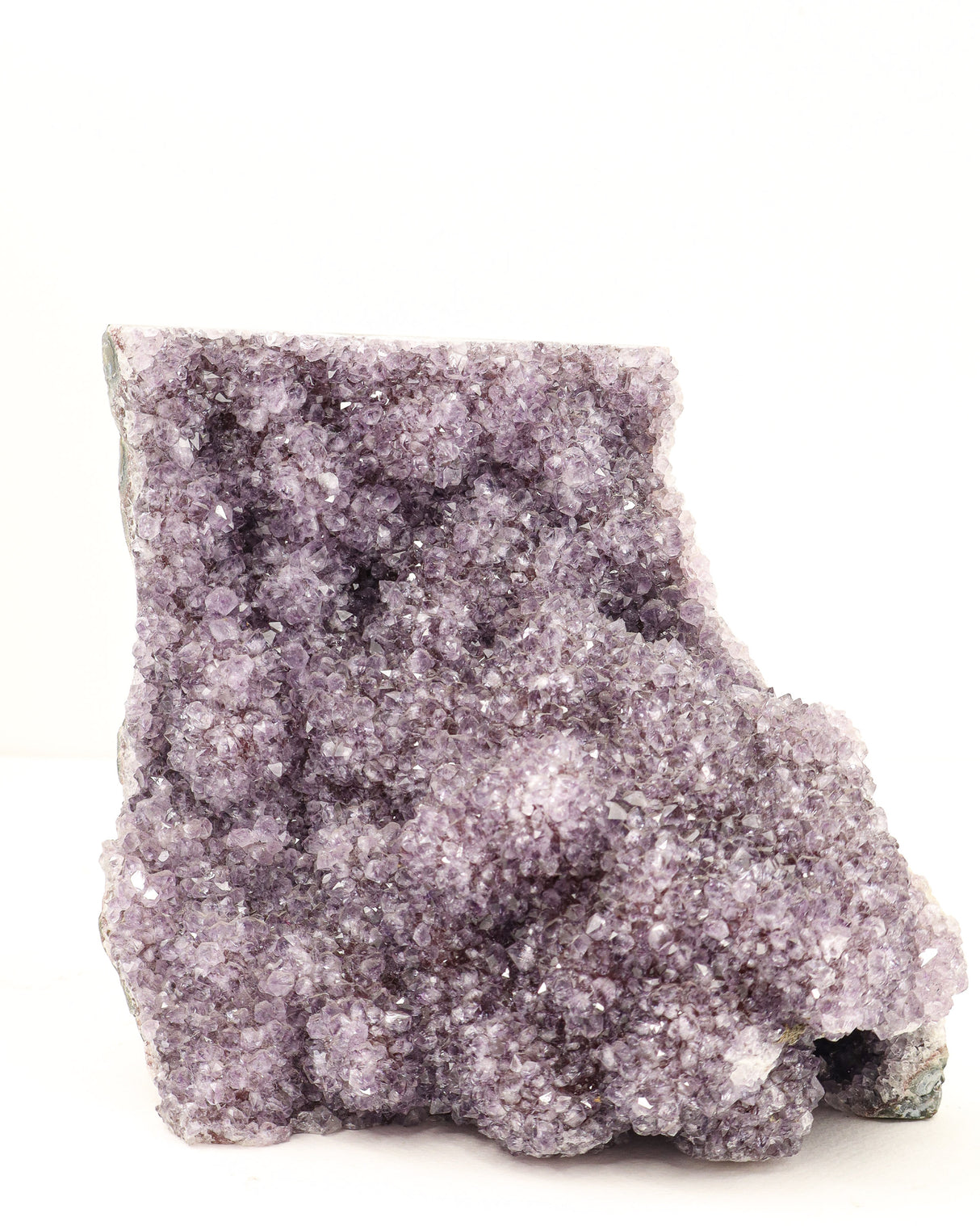 Large 3088g natural Amethyst Cluster with sparkling lavender crystal points and druzy formations, ideal for crystal collectors, meditation spaces and spiritual décor.