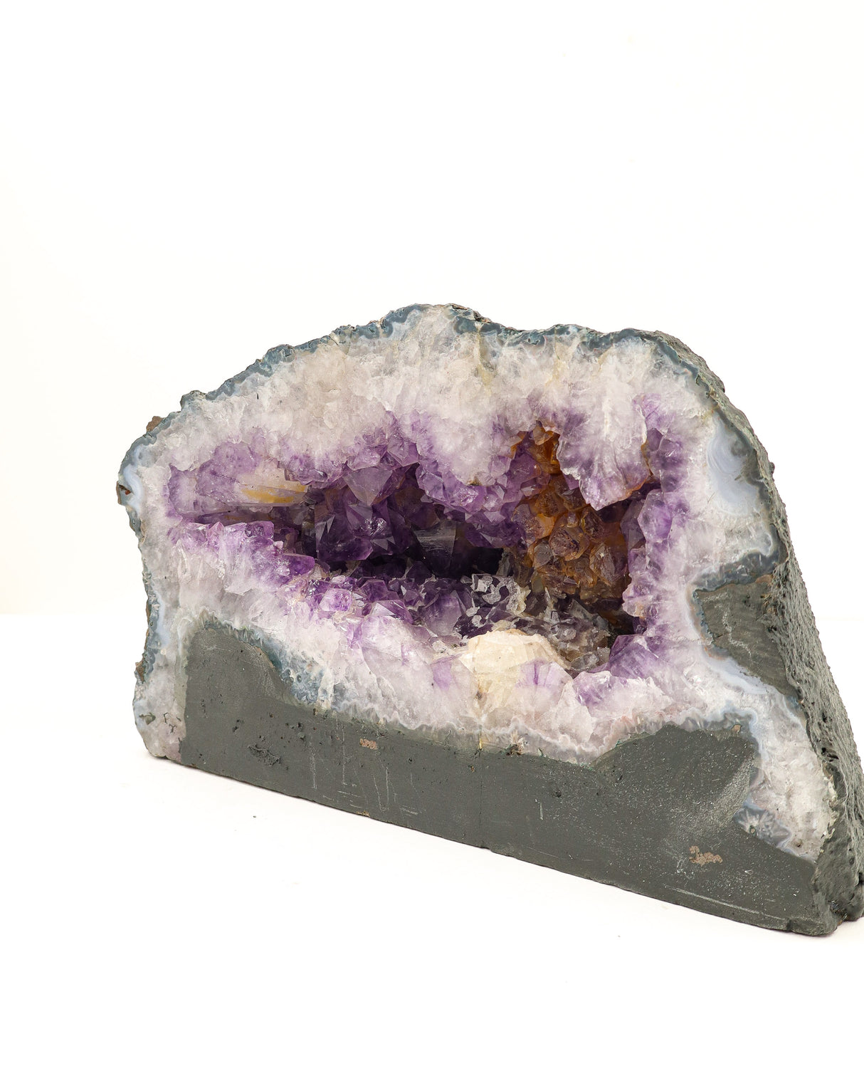 Amethyst Cave with Calcite Inclusions | 8.2kg | Peace, Protection & Spiritual Growth