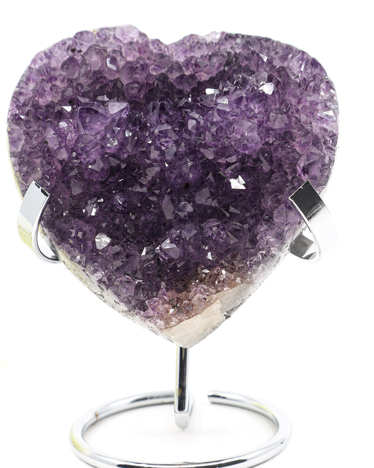 Amethyst Crystal Heart | Divine Love, Inner Peace & Spiritual Wisdom