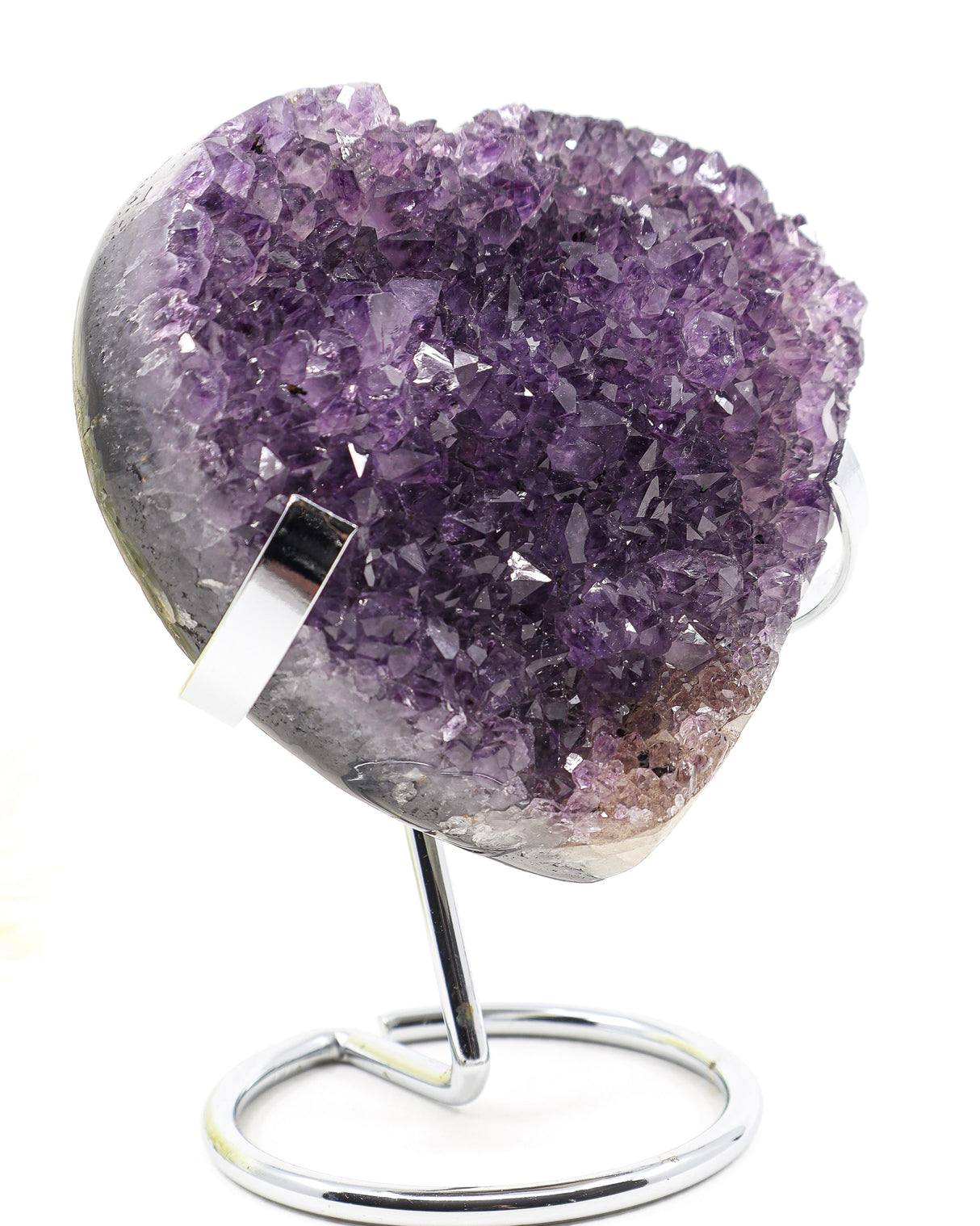 Amethyst Crystal Heart | Divine Love, Inner Peace & Spiritual Wisdom