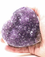 Amethyst Crystal Heart | Divine Love, Inner Peace & Spiritual Wisdom