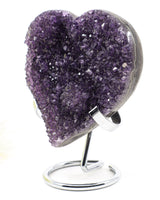 Amethyst Crystal Heart | Divine Wisdom, Inner Peace & Unconditional Love