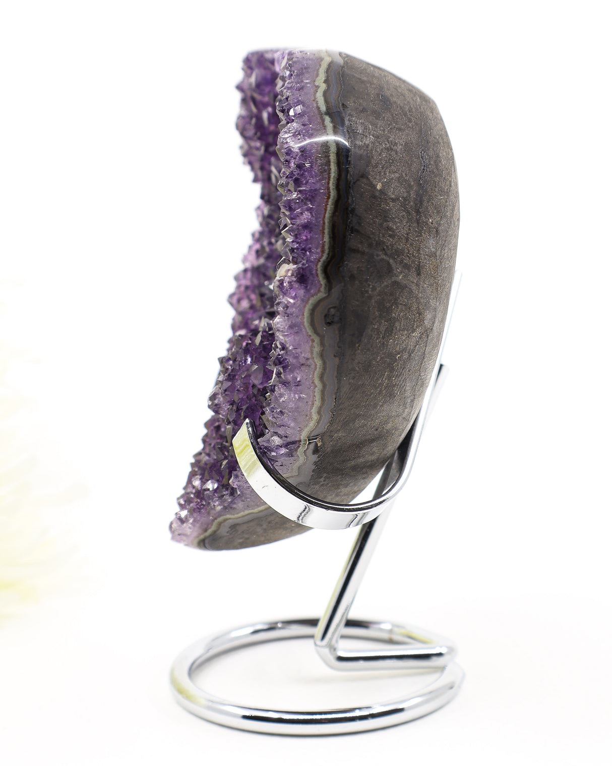 Amethyst Crystal Heart | Divine Wisdom, Inner Peace & Unconditional Love