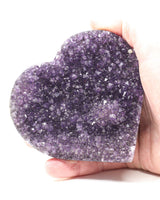 Amethyst Crystal Heart | Divine Wisdom, Inner Peace & Unconditional Love