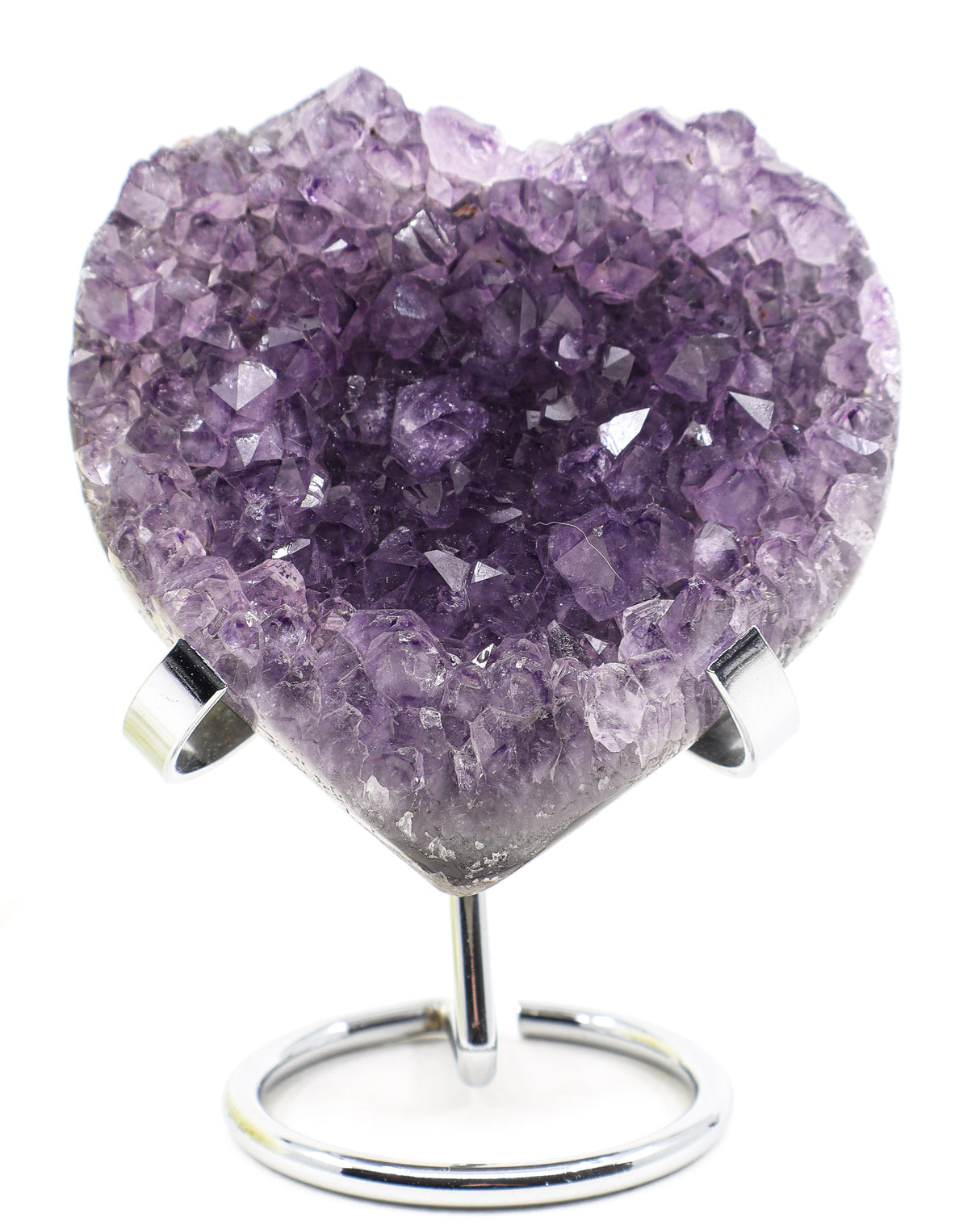 Amethyst Crystal Heart | Peace, Harmony & Emotional Healing