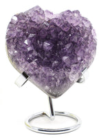 Amethyst Crystal Heart | Peace, Harmony & Emotional Healing