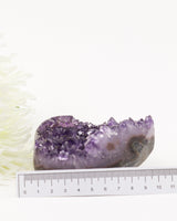 Amethyst Crystal Heart on Stand | Love, Peace & Emotional Healing
