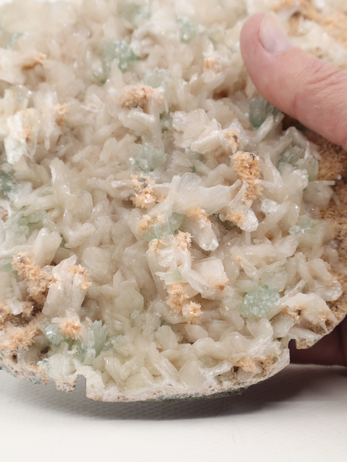 Magnificent Large Apophyllite & Stilbite Crystal Cluster – 1.826kg Collector Specimen