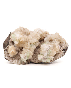 Large 771g green Apophyllite and white Stilbite crystal specimen on natural matrix measuring 18cm – unique collector crystal Inspired By 3 Australia
