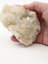 Apophyllite & Stilbite Crystal Cluster – Sparkling Zeolite Specimen – 382g