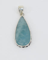 Aquamarine Sterling Silver Pendant – Ocean Serenity | Calm, Courage & Communication