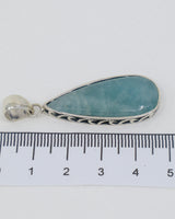 Aquamarine Sterling Silver Pendant – Ocean Serenity | Calm, Courage & Communication