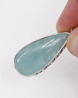 Aquamarine Sterling Silver Pendant – Ocean Serenity | Calm, Courage & Communication