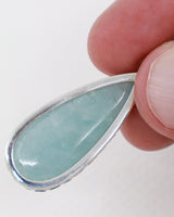 Aquamarine Sterling Silver Pendant – Ocean Serenity | Calm, Courage & Communication