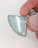Aquamarine Sterling Silver Pendant – The Ocean Oracle | Calm & Clear Communication