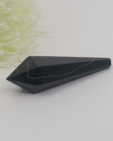 Black Agate Crystal Wand 75g – The Dark Guardian | Protection & Strength