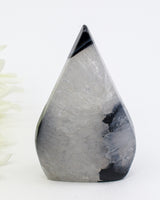 Black Banded Agate Flame 169g – The Midnight Portal | Protection & Grounding