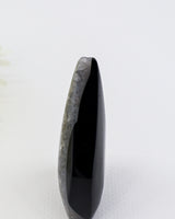 Black Banded Agate Flame 115g – The Midnight Veil | Protection & Grounding
