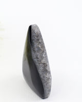 Black Banded Agate Flame 115g – The Midnight Veil | Protection & Grounding