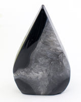 Black Banded Agate Flame 141g – Shadow Dancer | Protection & Strength
