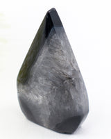 Black Banded Agate Flame 141g – Shadow Dancer | Protection & Strength