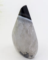 Black Banded Agate Flame 99g – Moonlit Shadow | Protection & Balance