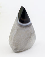 Black Banded Agate Flame 99g – Moonlit Shadow | Protection & Balance
