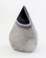 Black Banded Agate Flame 99g – Moonlit Shadow | Protection & Balance