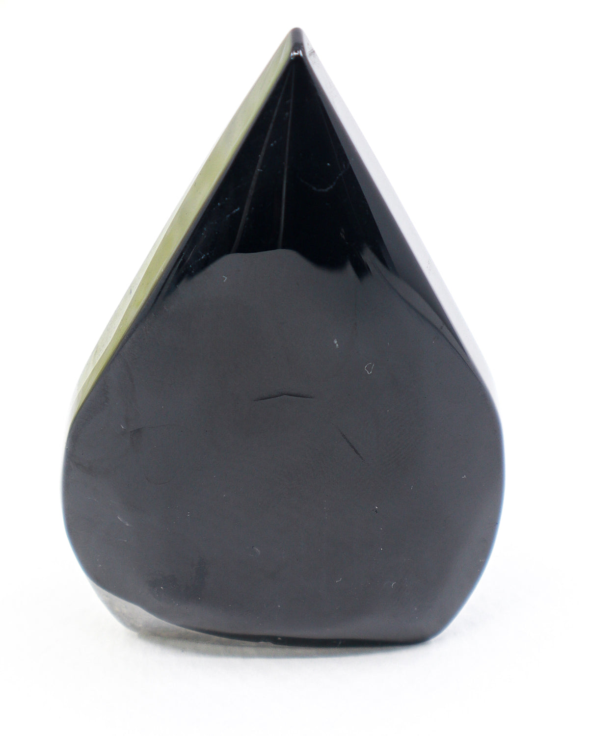 Black Banded Agate Flame 123g – Dark Moon | Protection & Grounding