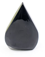 Black Banded Agate Flame 123g – Dark Moon | Protection & Grounding
