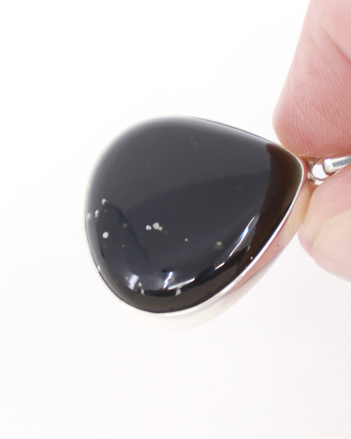 Black Obsidian Sterling Silver Pendant – The Shadow Guardian | Protection & Grounding