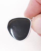 Black Obsidian Sterling Silver Pendant – The Shadow Guardian | Protection & Grounding